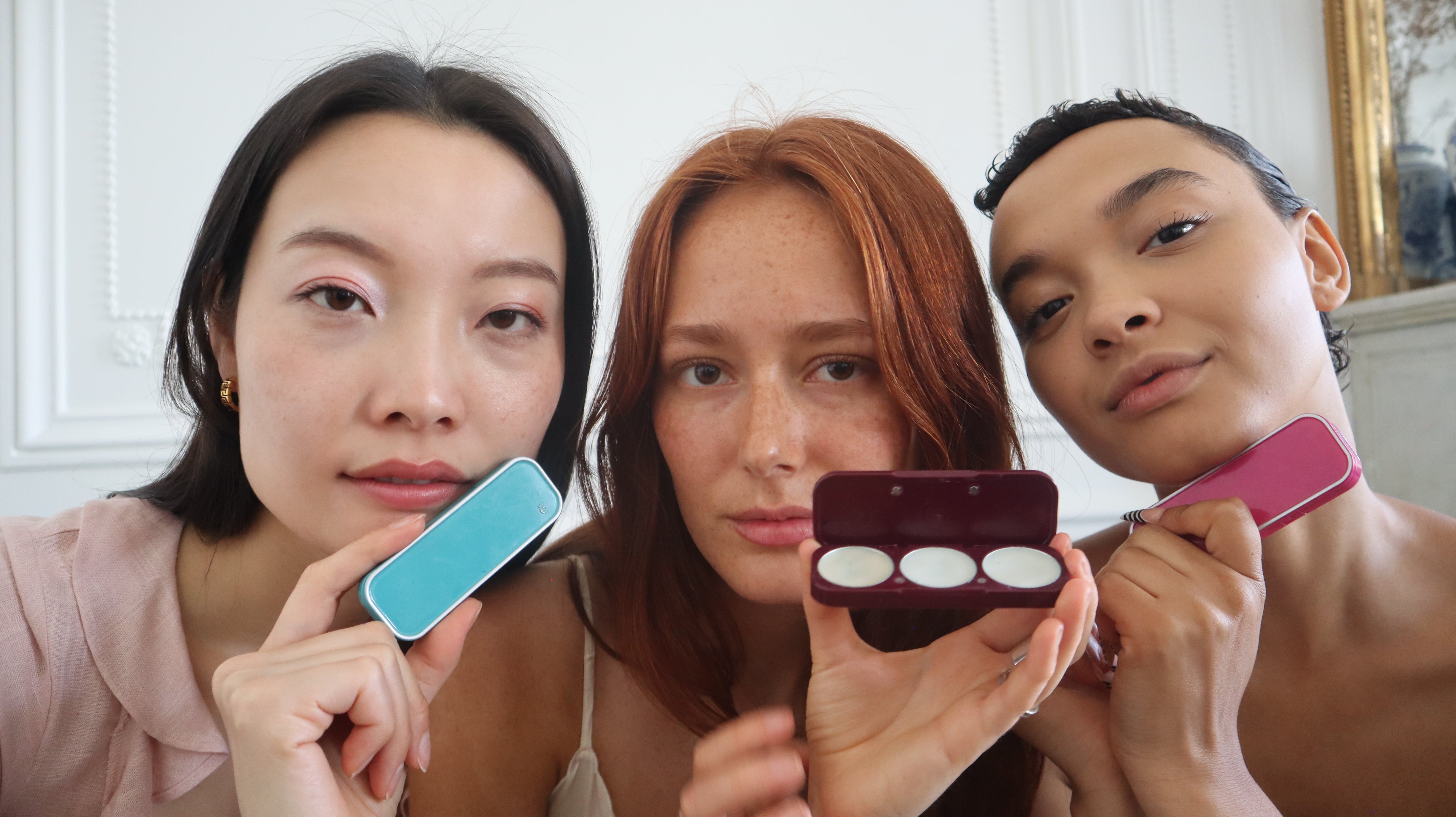 solid perfume in a compact