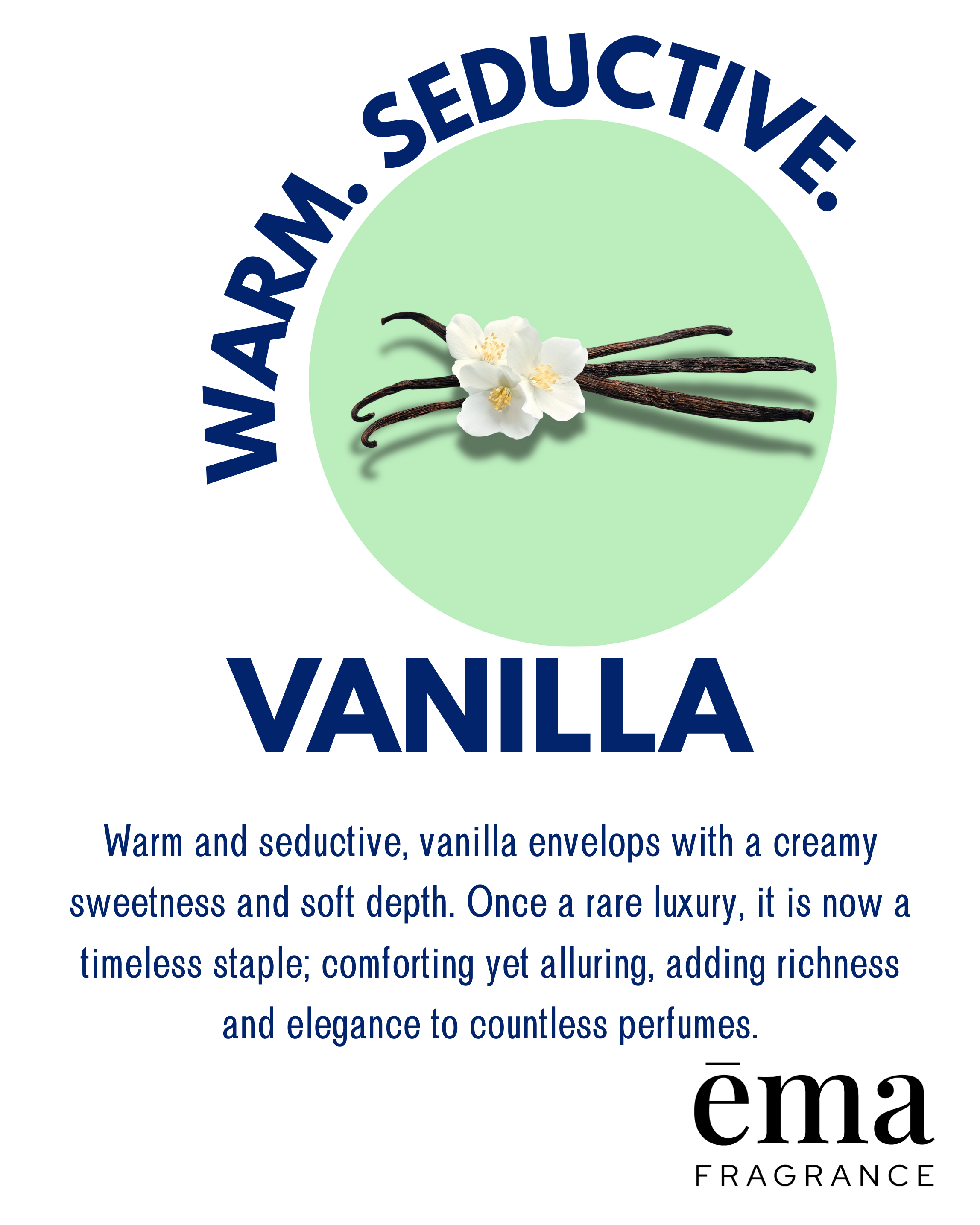 Vanilla – Creamy Gourmand Solid Perfume Pod