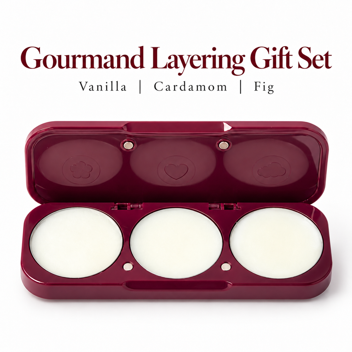 Gourmand Layering Gift Set: Vanilla, Cardamom & Fig Solid Perfume
