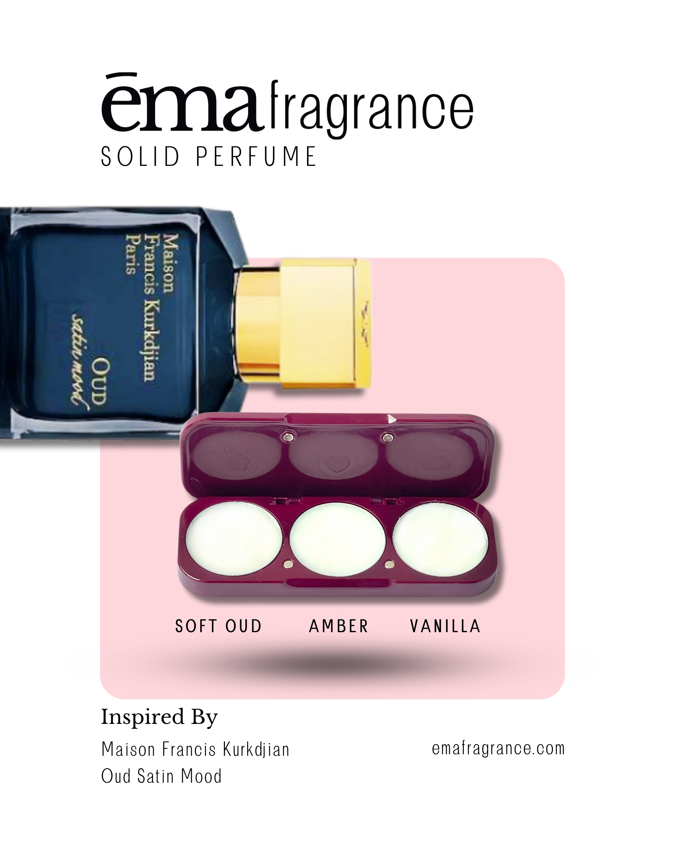 Soft Oud - Solid Fragrance Pod