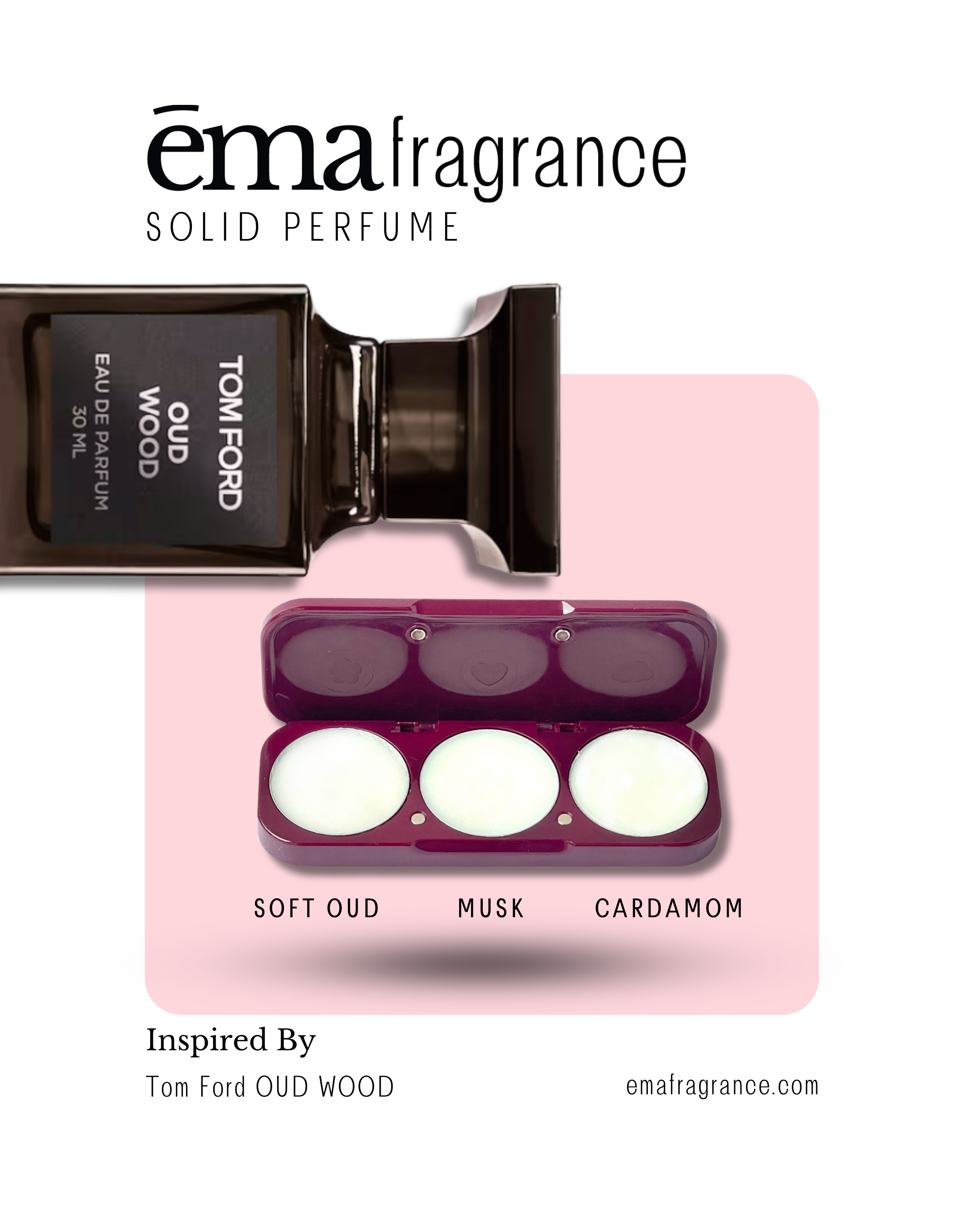 Soft Oud - Solid Fragrance Pod