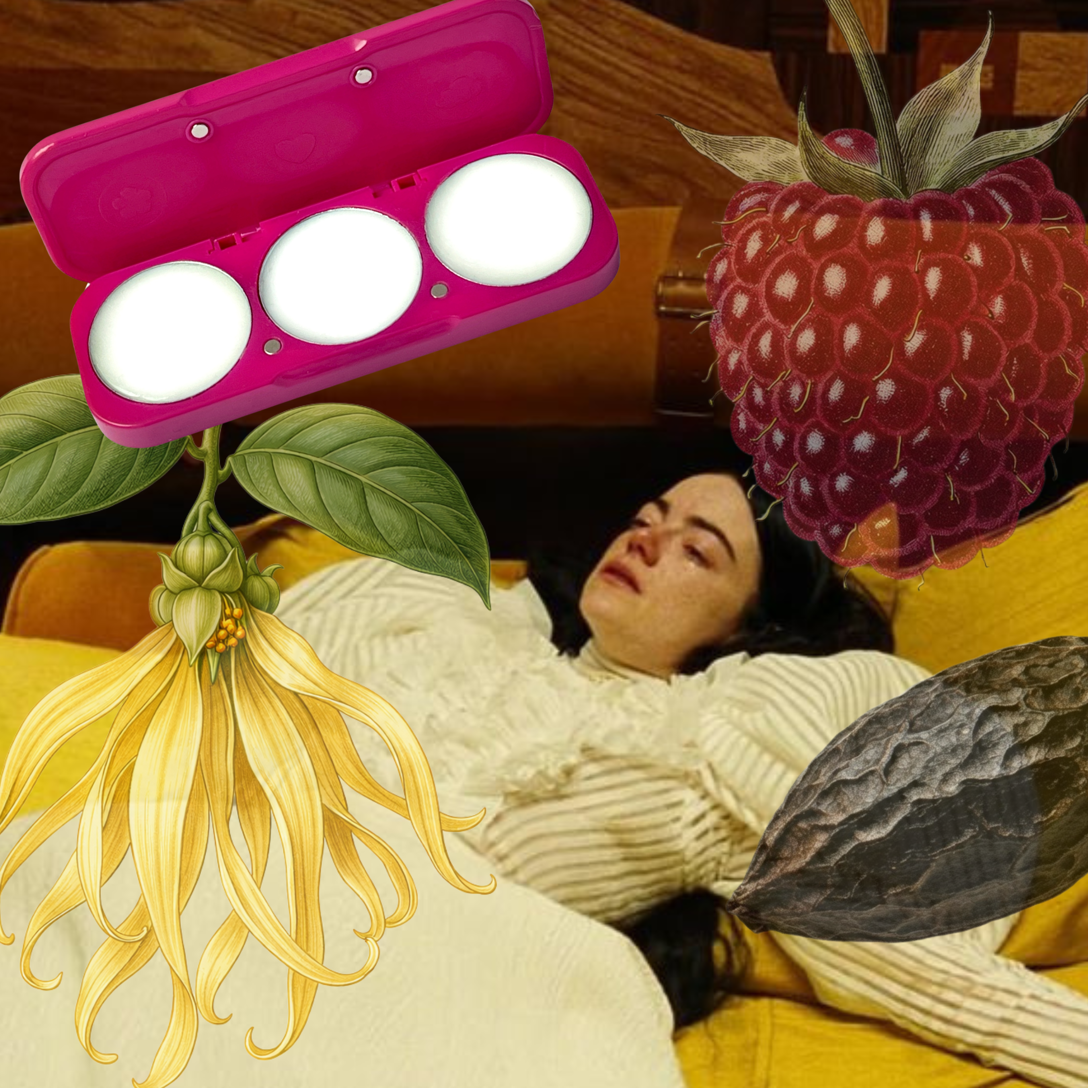 Raspberry Noir Trio: Tonka Bean, Ylang Ylang, and Raspberry