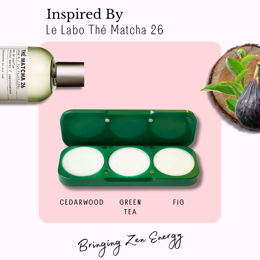 Solid Perfume blend inspired by Le Labo The Matcha 26