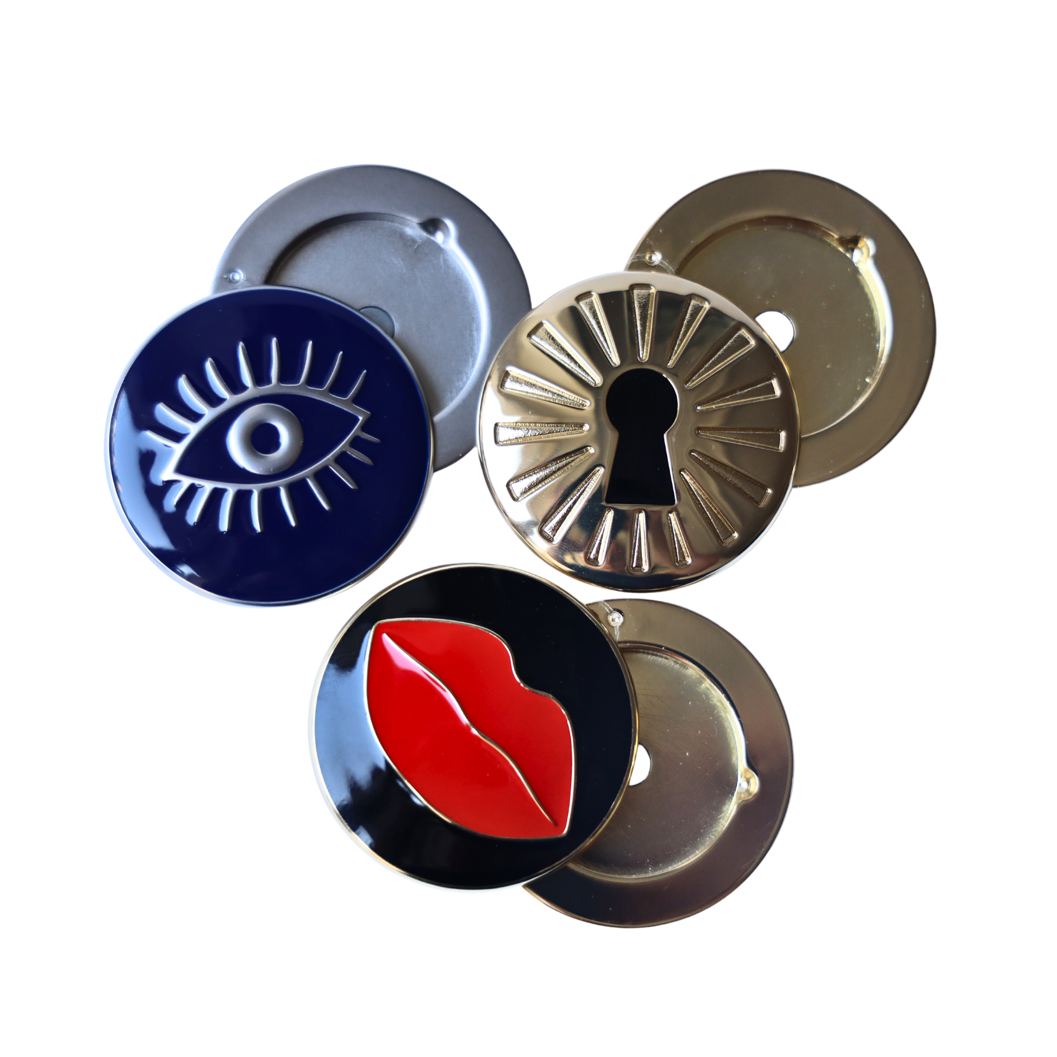 Désir · Refillable Metal Compact for Solid Perfume & Lip Color