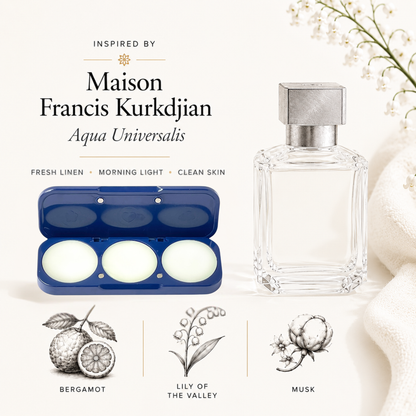 Inspired by Aqua Universalis Solid Perfume | Bergamot, Lily of the Valley & Musk