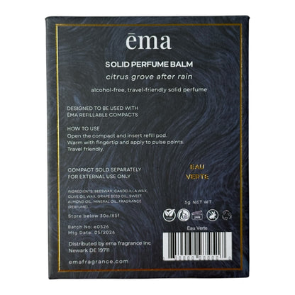 Eau Verte Solid Perfume ·  Green Mango, Lotus & White Musk