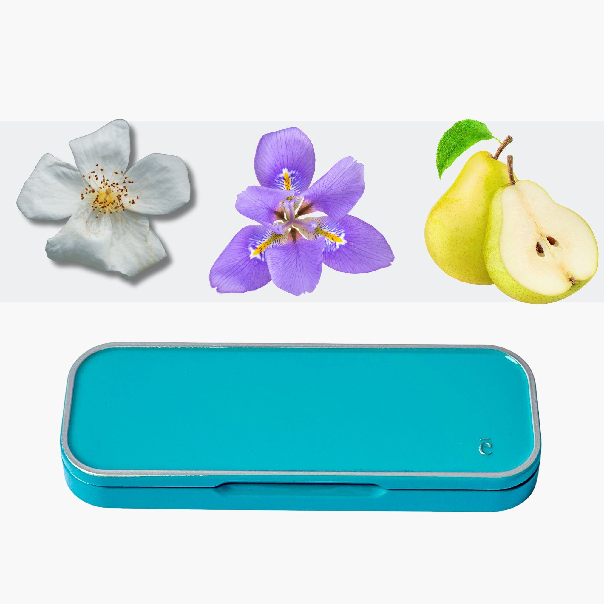 Elegant Fragrance Set - Fresh Musk, Iris, and Pear + Refillable Compact