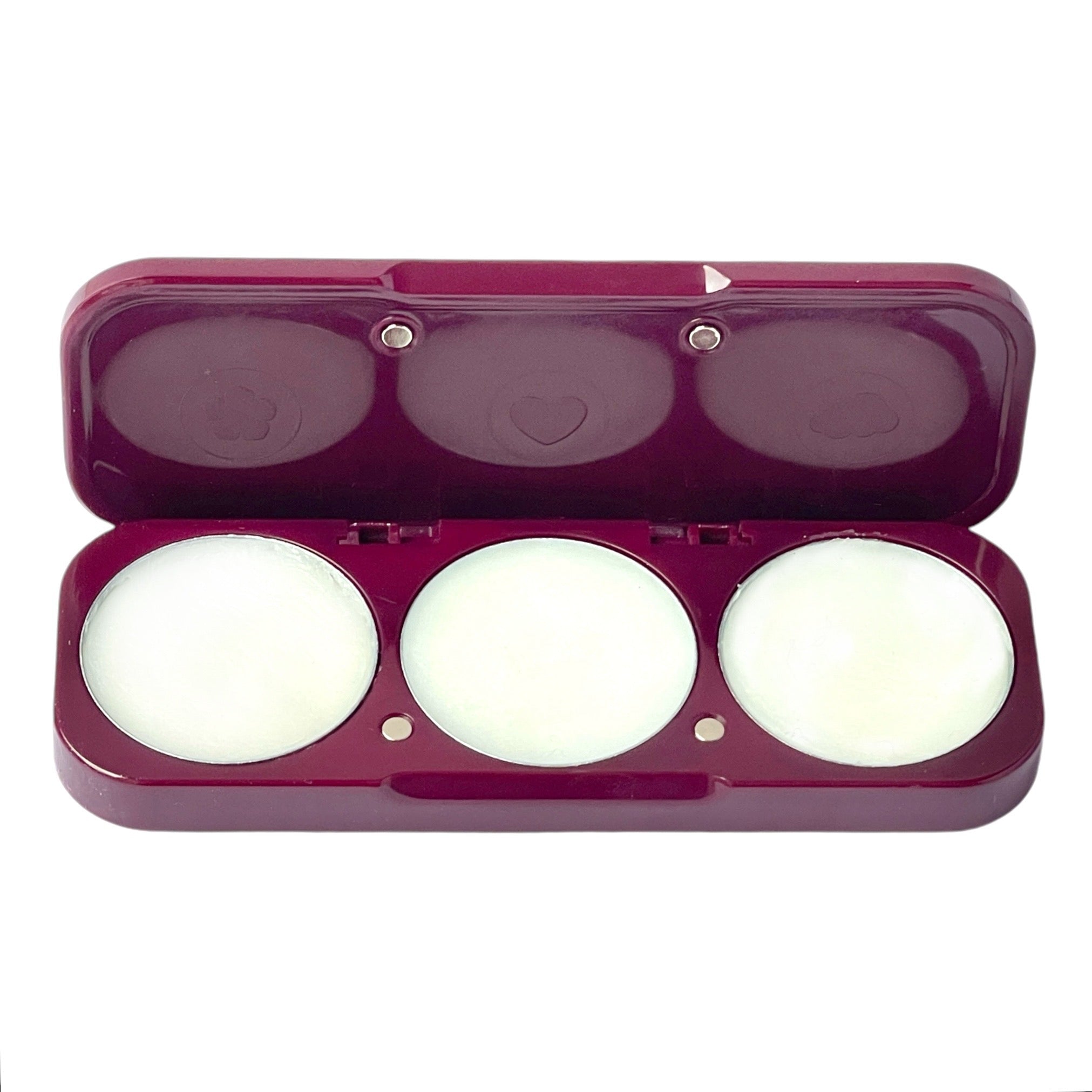 Bordeaux Burgundy Red - Refillable Fragrance Compact