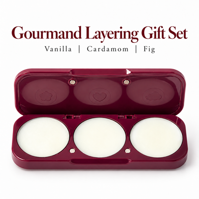Gourmand Layering Gift Set: Vanilla, Cardamom & Fig Solid Perfume