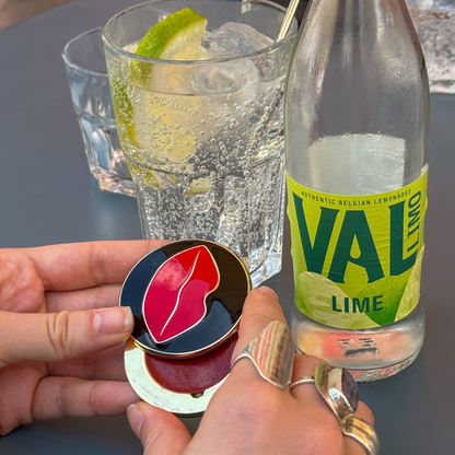 Désir · Refillable Metal Compact for Solid Perfume & Lip Color