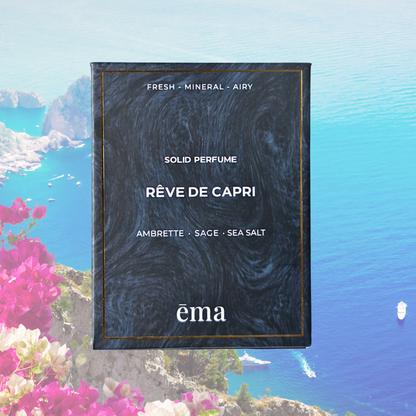 The Capri Prophecy: Clairvoyance Compact + Rêve de Capri Solid Perfume