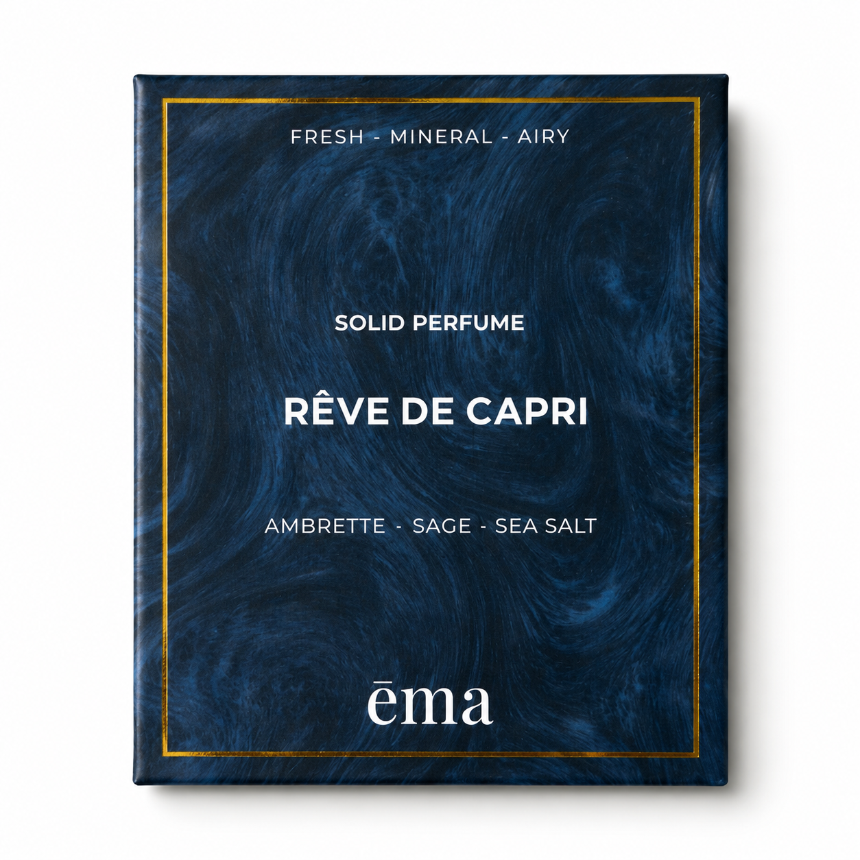 Rêve de Capri Solid Perfume ·  Ambrette, Sage & Sea Salt