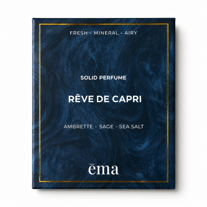 Rêve de Capri Solid Perfume ·  Ambrette, Sage & Sea Salt