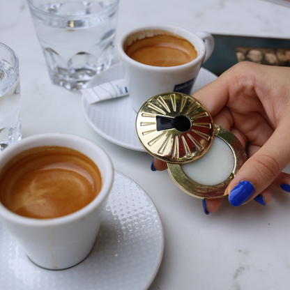 Secret · Refillable Metal Compact for Solid Perfume & Lip Color
