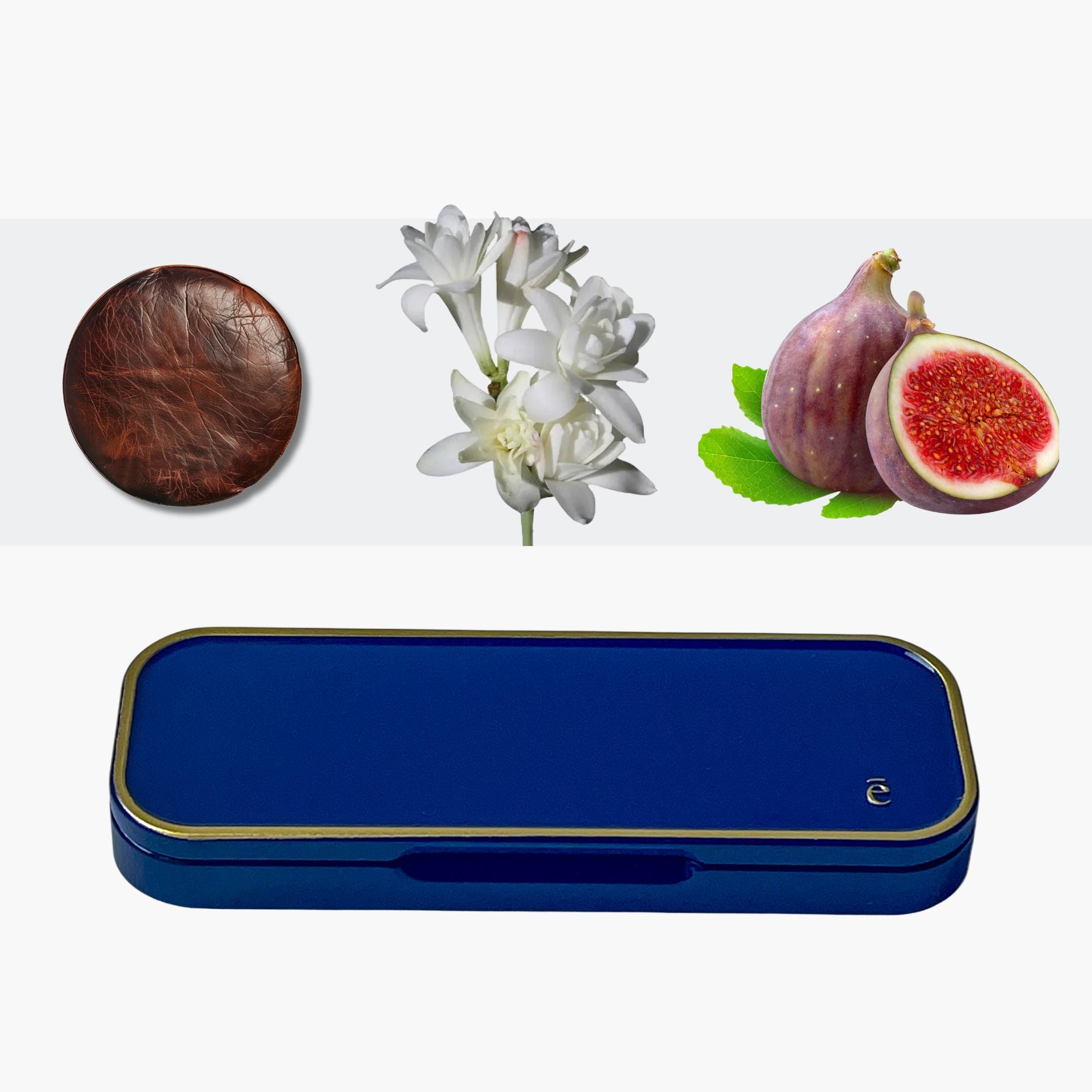 Sophisticated Fragrance Set - Leather, Tuberose, and Fig + Refillable Compact