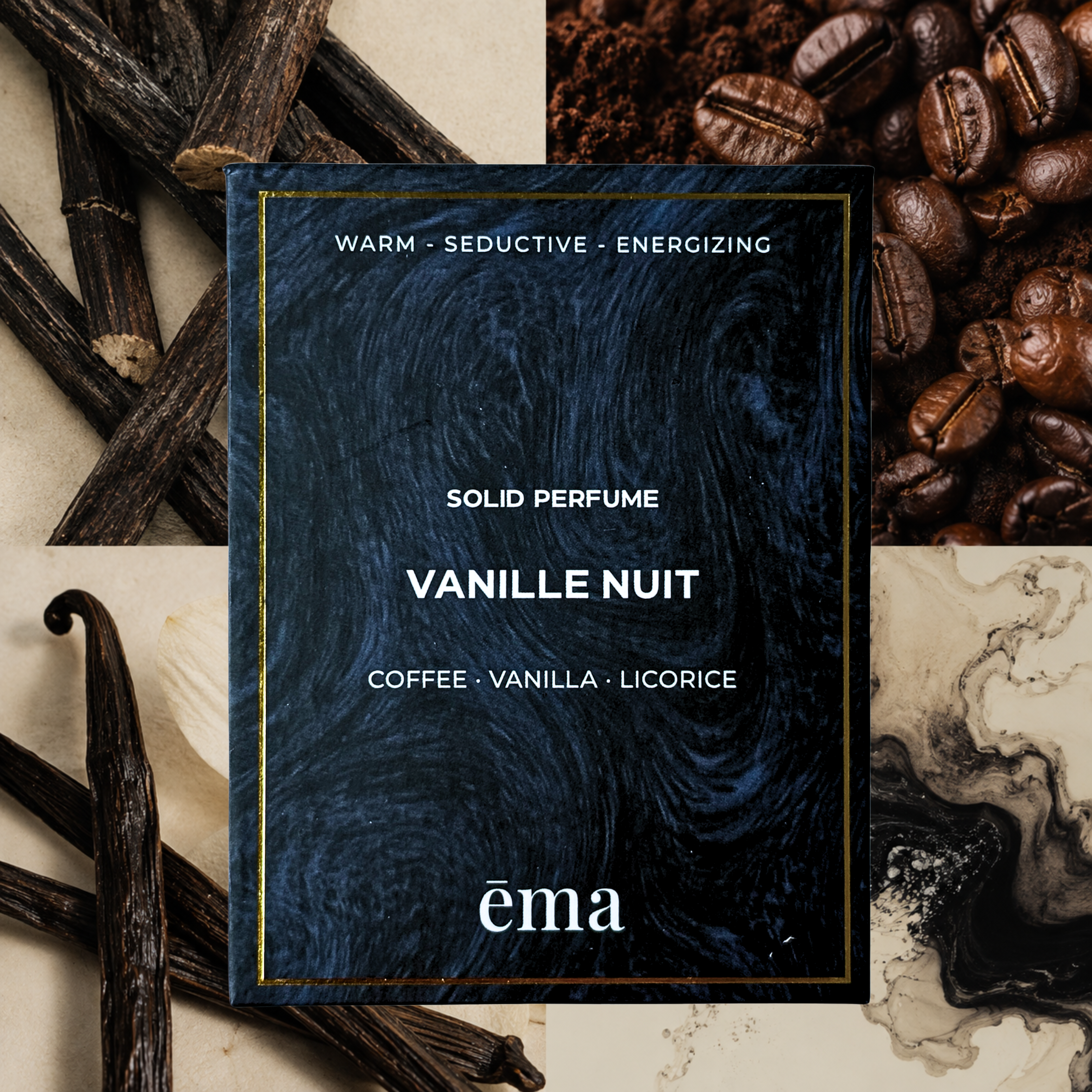 Vanille Nuit Solid Perfume · Coffee, Vanilla & Licorice