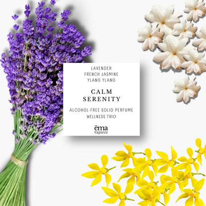 Calm Serenity wellness fragrance blend ema fragrance