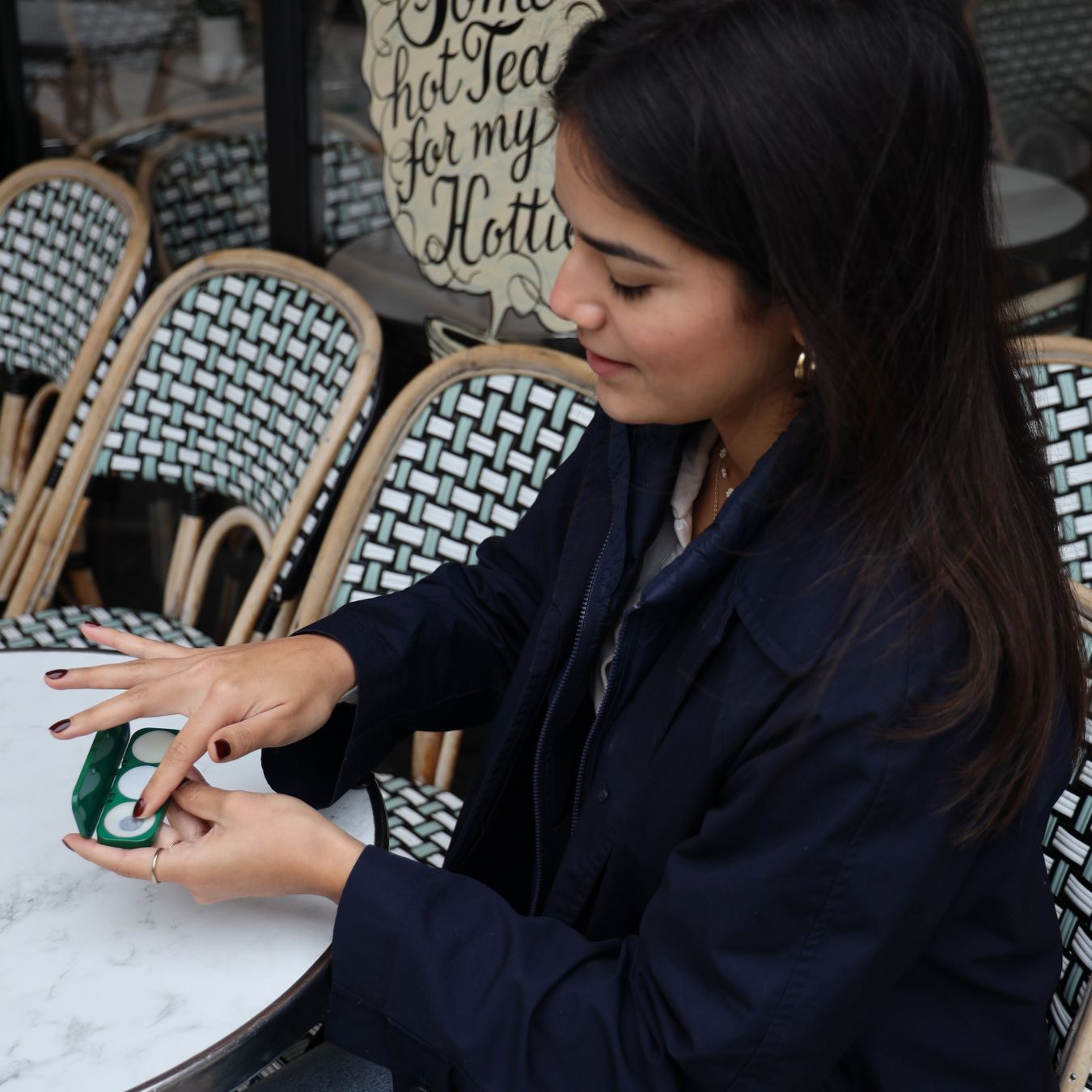 Invigorating Fragrance Set - Vetiver, Green Tea, and Mandarin + Refillable Compact