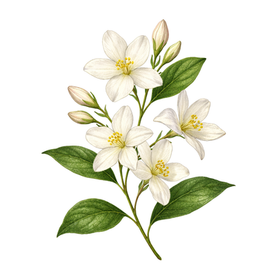 French Jasmine · Soft Delicate Floral Solid Perfume Pod