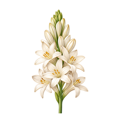 Tuberose – Creamy White Floral Solid Perfume Pod